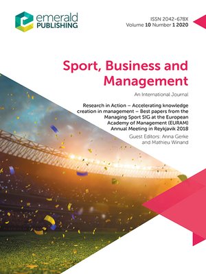 cover image of Sport, Business and Management: An International Journal, Volume 10, Number 1